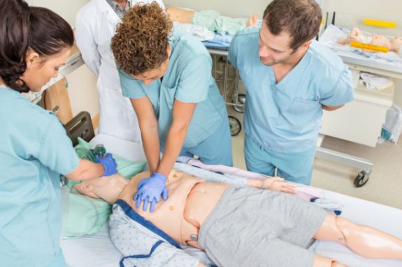 Students in class at Pacific's School of Health Sciences