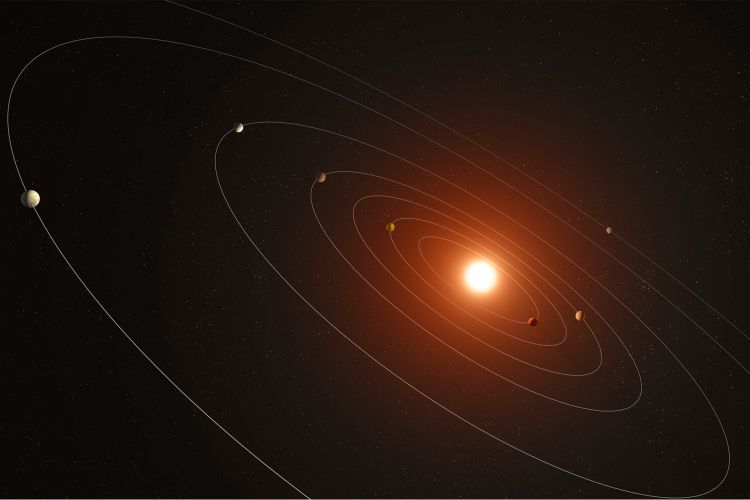 Artist rendering of the Kepler-385 from a distance